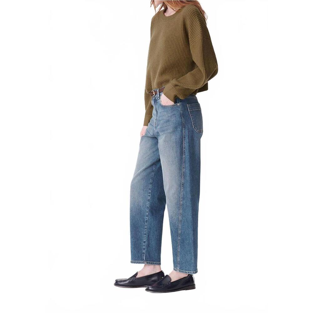 NEW VANESSABRUNO caleb denim jeans in bleu gris - Picture 3 of 4